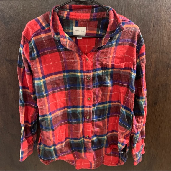 American Eagle Boyfriend Fit Flannel - Picture 3 of 4